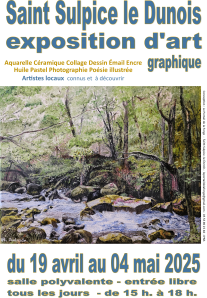 Exposition d'art - infos sur la clôture